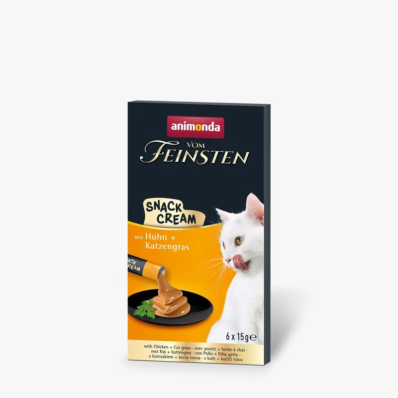 Direkt Vom Hersteller animonda Cream Adult Huhn + Katzengras 6x15 g